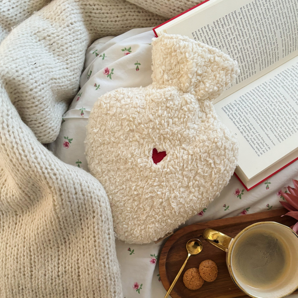 Wärmflasche MELLY FLUFFY HERZ